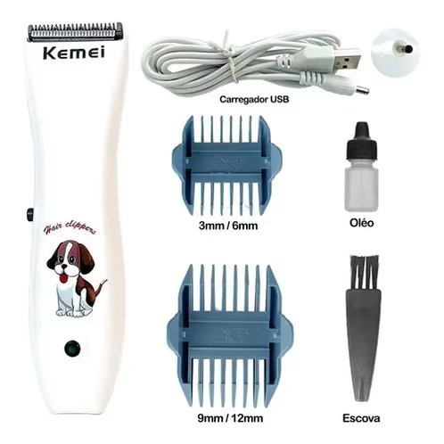 Maquina De Tosa Aparadora Animais Cachorro Caes Sem Fio