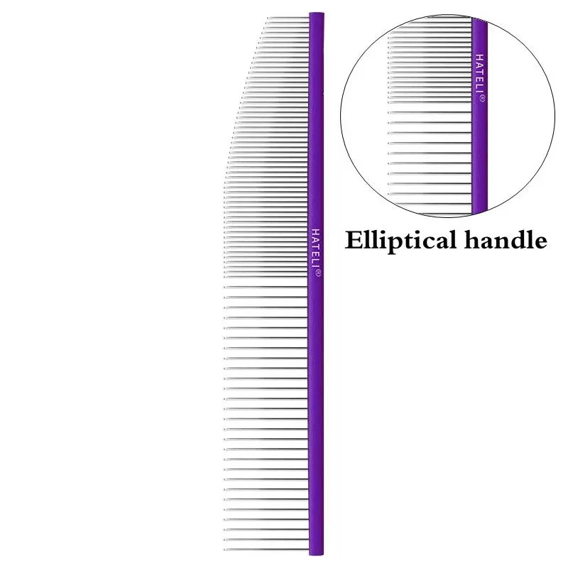 Purple oval handle