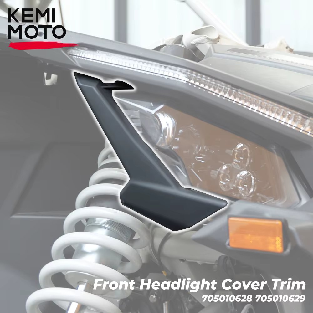 KEMIMOTO Front Headlight Cover Trim for Can-am Maverick X3 Max R RR 4x4 XMR XDS XRC XRS DS RS Turbo DPS 900 705010628 705010629