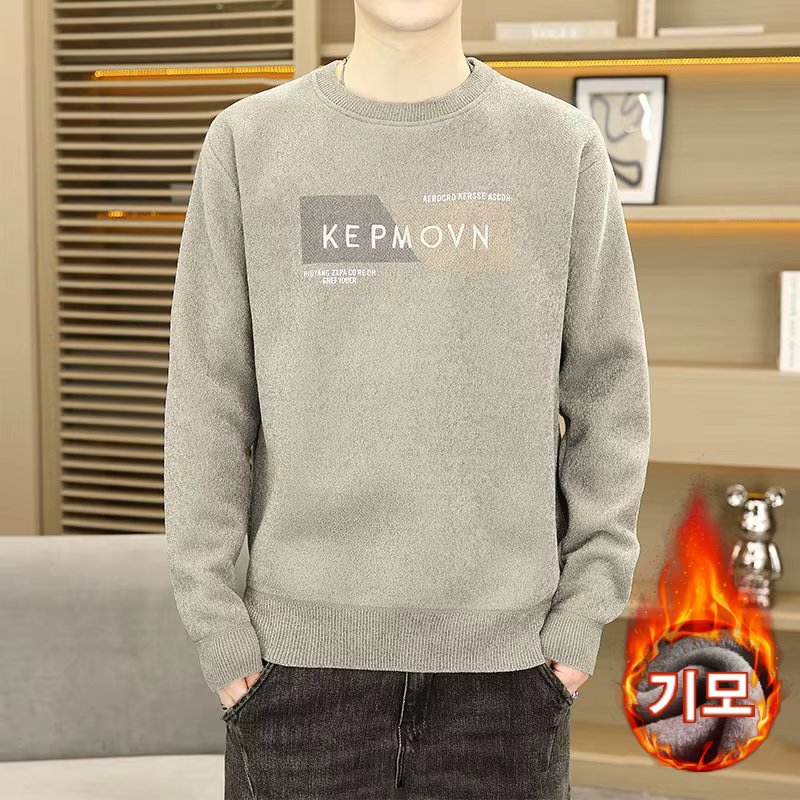 Trend-in men's simple letters TOM Gimon Knit Winter Daily Casual Look Essential Themes KN1980
