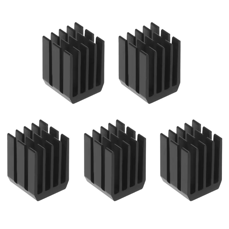 5Pcs/Set 9*9*12mm Aluminum Cooling Heat Sink Chip RAM Radiator Heatsink Cooler High Quality Hot Selling