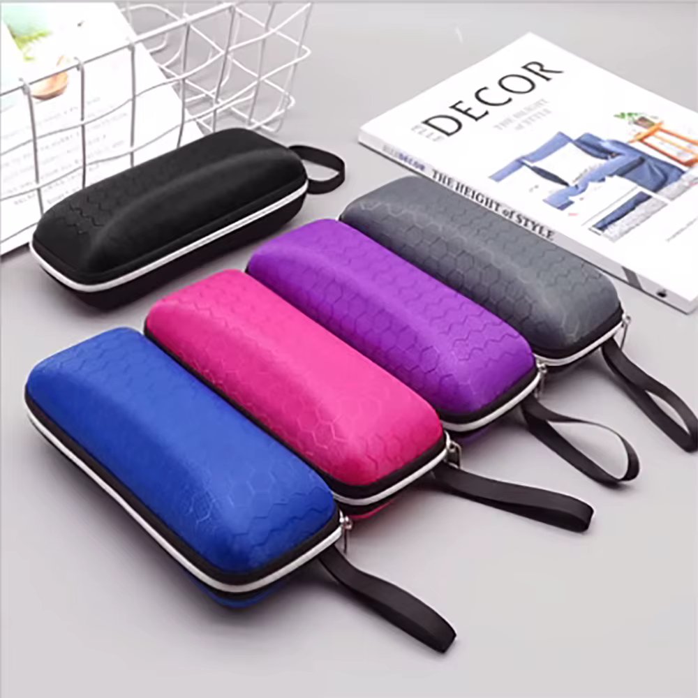 Eyewear Cases Cover Sunglasses Case For Women Glasses Box With Lanyard Zipper Eyeglass Cases For Men