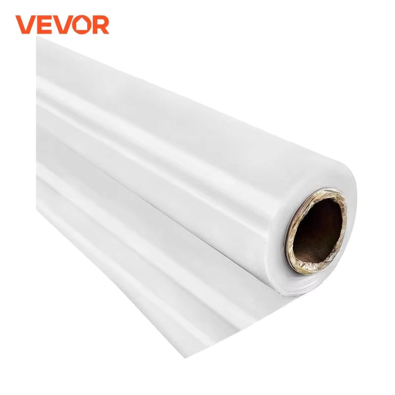 VEVOR Greenhouse Cover 6 Mil Clear Plastic Greenhouse Film UV Resistant Polyethylene Covering Garden Plants Flowers Agriculture