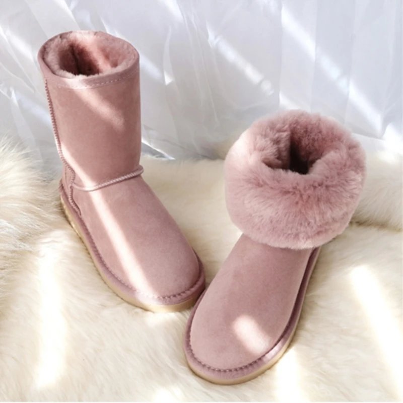 pink sheepskin
