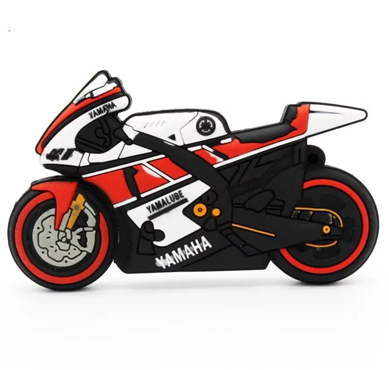 JASTER USB2.0 Pen Drives The motorcycle Car Model Memory Stick 32GB 64GB 100% Real Capacity Red U Disk Graduation season gift