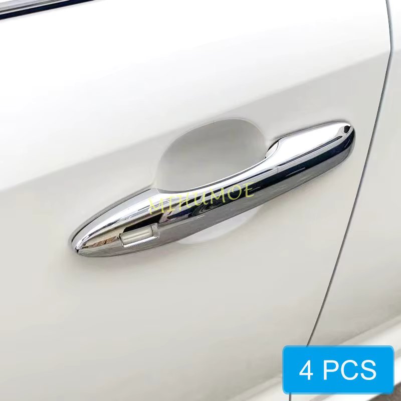 Chrome Car Exterior Door Handle Covers Protector Style For Toyota Yaris / Yaris Cross w/ Keyless 2025 2024 2023 2022 2021