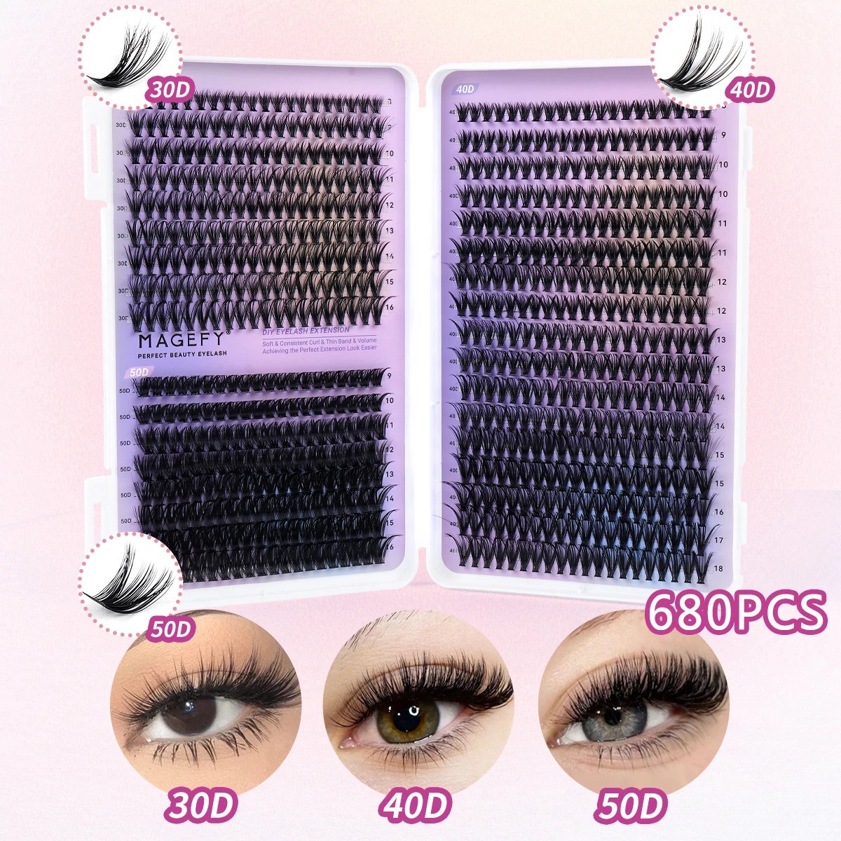 680pcs Mix