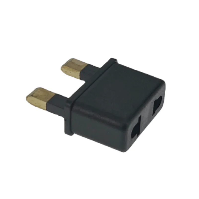 Black UK 2Pin 6A