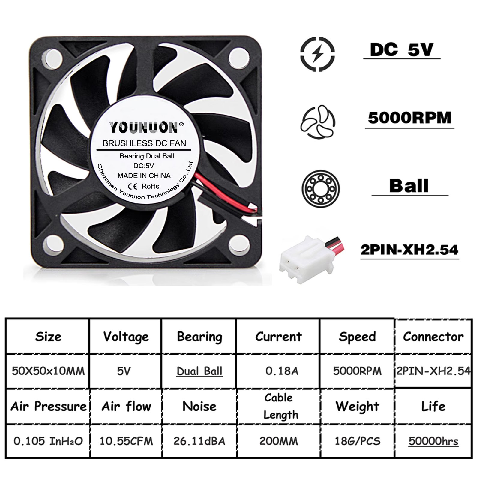 5010 5V Ball