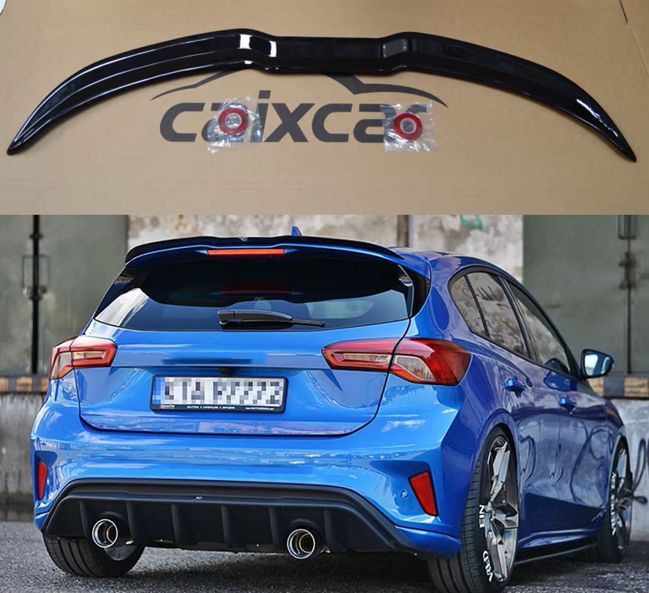 Rear SPOILER FOCUS MK4 HATCHBACK ST LINE from 2018 SPOILER GLOSS BLACK