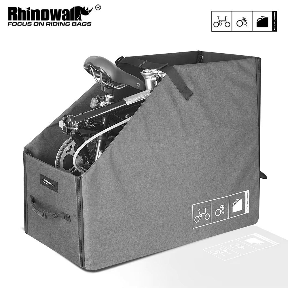 Rhinowalk Folding Bike Storage Box Fit For 16-20 Inch Folding Bicycle Waterproof Car Trunk Folding Storage Box Easy To Install