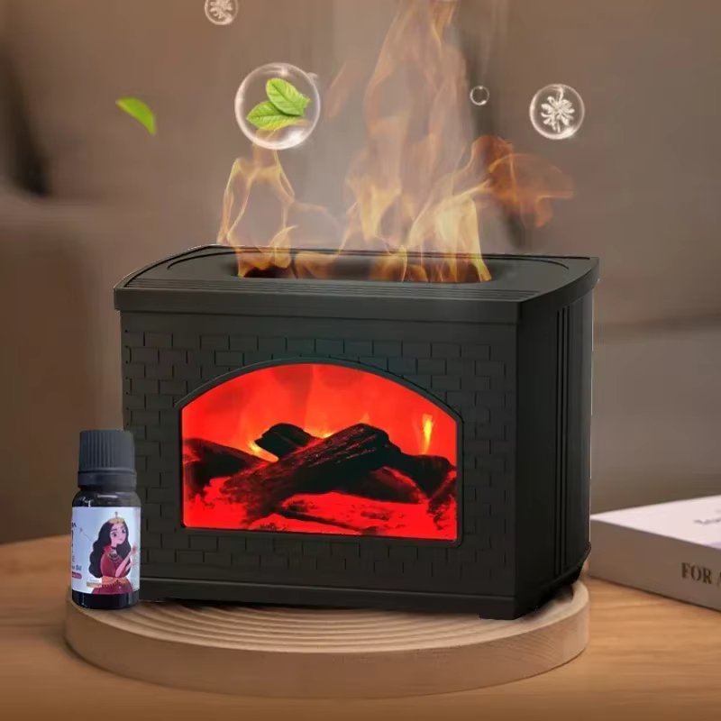 3D Vapor Electric Fireplace For Living Room Smart Simulated Flame Atomization App Control Fireplace TV Stand Fire Place