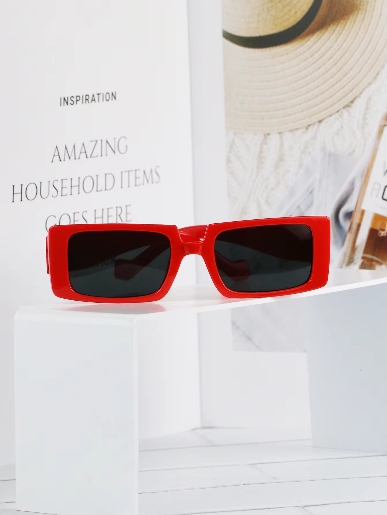 Óculos De Sol Quadrado Rêtro Moda Rap Blogueira Hype Oferta