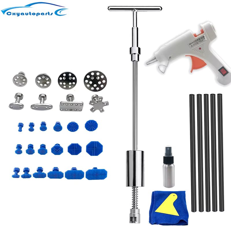 Car Dent Repair Puller Tool Slide Reverse Hammer Auto Dent Removal Suction Cups For Hail Damage Mechanical Workshop Tools