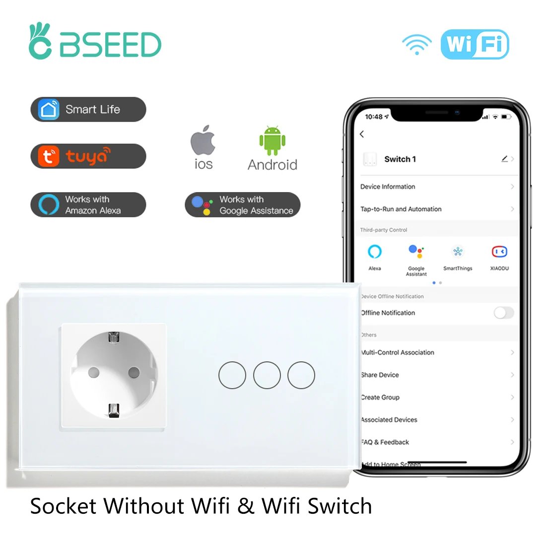Socket 3Gang