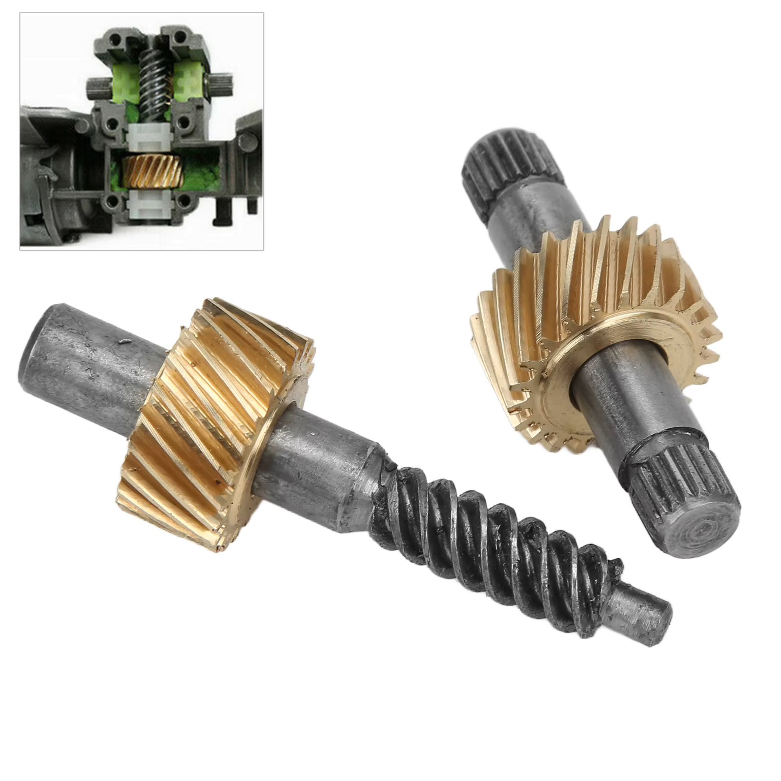 Top Latch Motor Gear Repair Kit Metal Convertible 67618370816 Replacement for E36 E46 E64