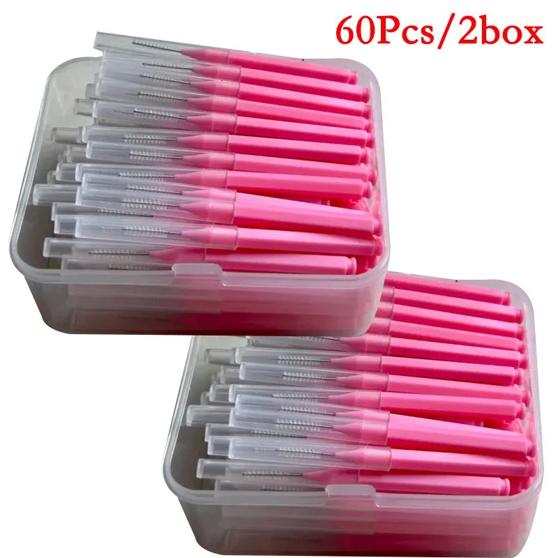 0.6 mm Pink 60pcsx2
