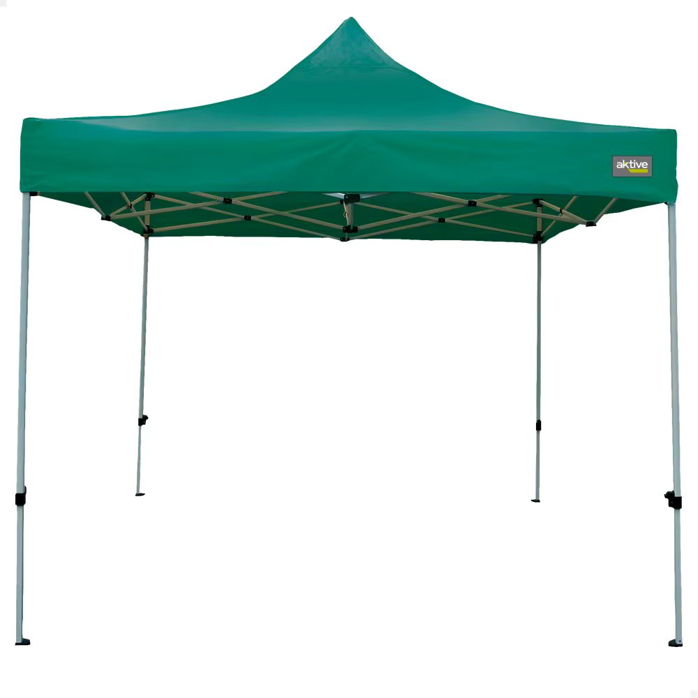Adjustable height Max-air 300x300x220/320 cm green Aktive folding gazebo
