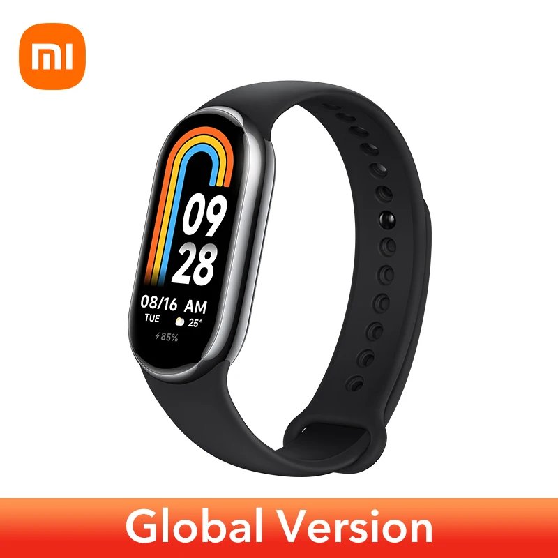 In stock Global Version Xiaomi mi Band 8 1.62'' AMOLED Ultra Long Battery Life 16Days Smart Bracelet 150+ Sport Modes MI Band