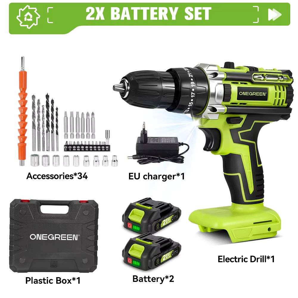 2 Battery-34PCS