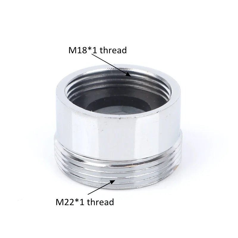 1pc Stainless Steel Male M22 to M18 Thread Connector for Faucet Fittings Water Tap Adapter  Water Purifier Accessory