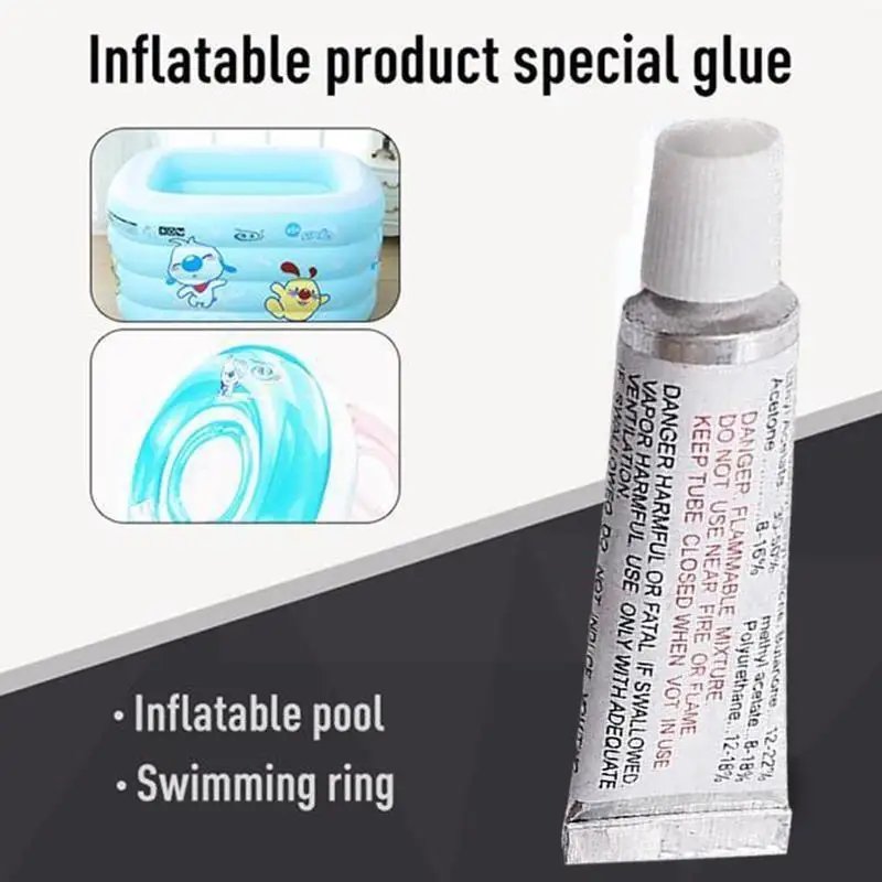 Pvc Adhesive Inflatable Boat Repair Glue Inflatable Toy Swimming Pool Puncture Patch Kayak Patches Accessories For Repair G Z4E6