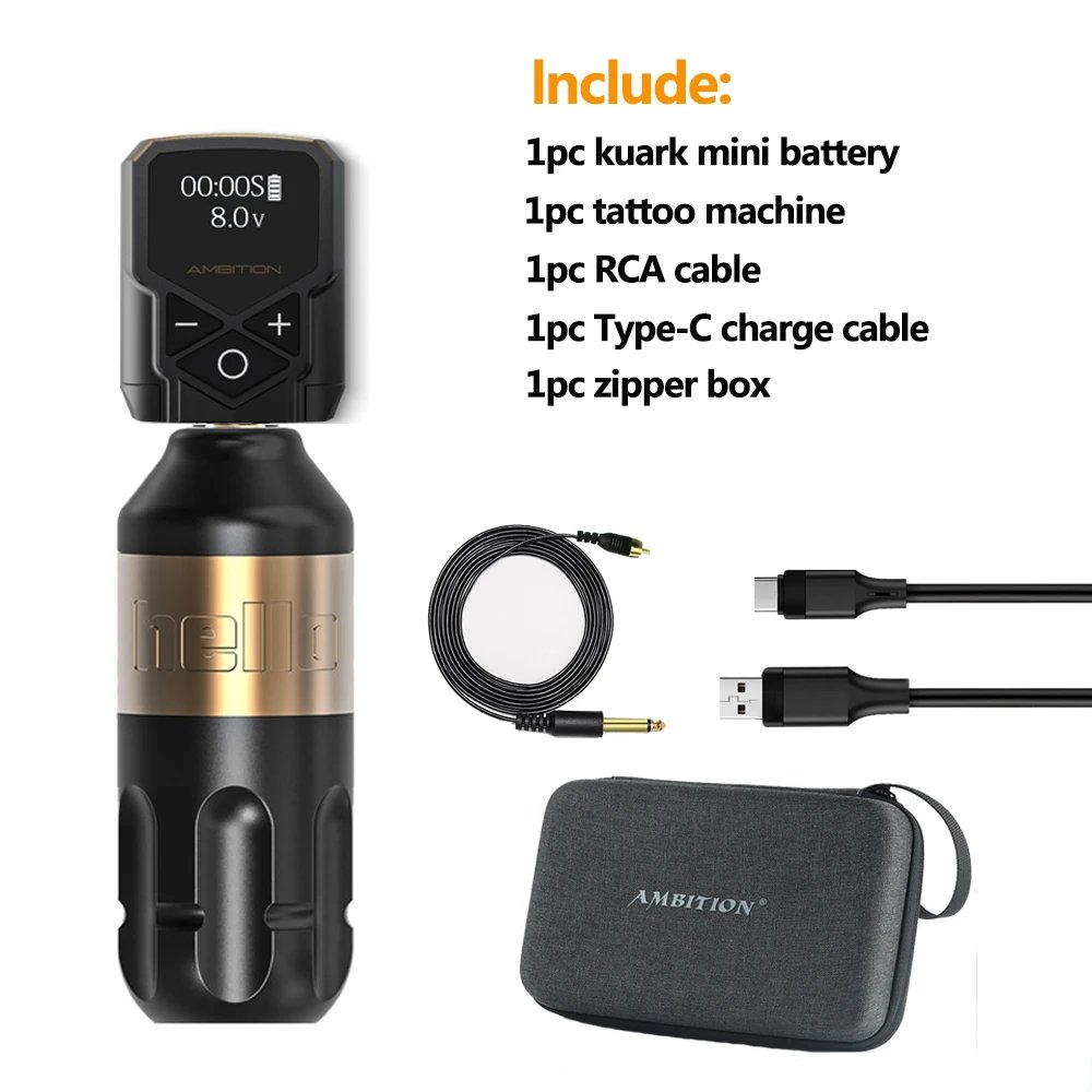Gold mini battery