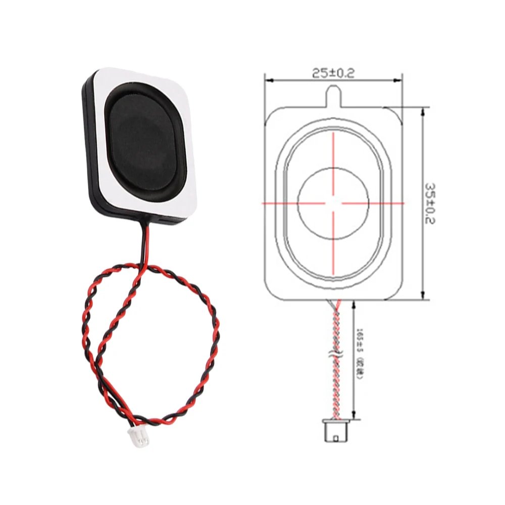 8 ohms 2W 1PCS