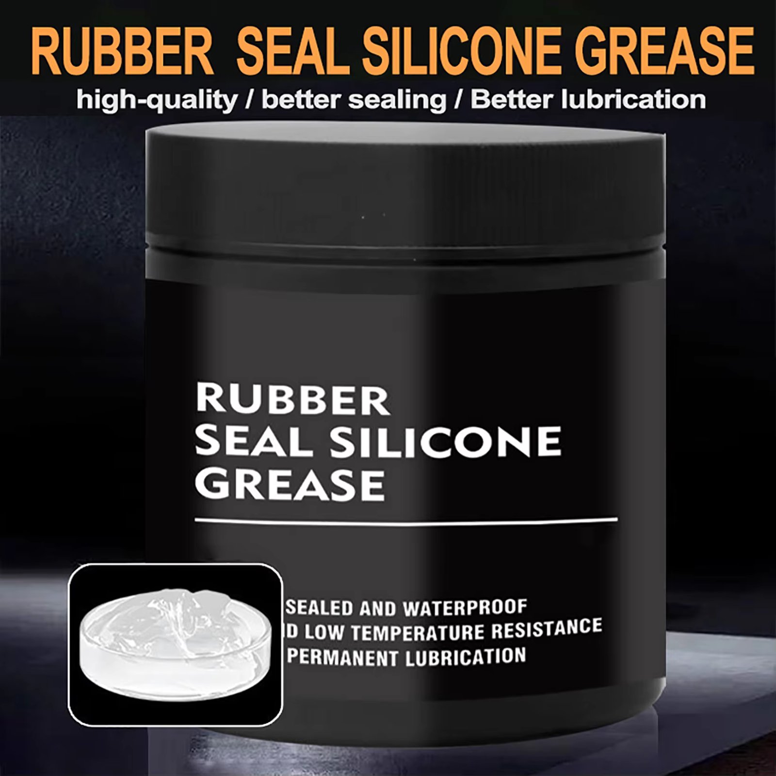 30/50/80/100g Waterproof Silicone Lubricant Grease Car Rubber Seal O-Rings Conditioner Repair Maintenance Lithium Grease Tools