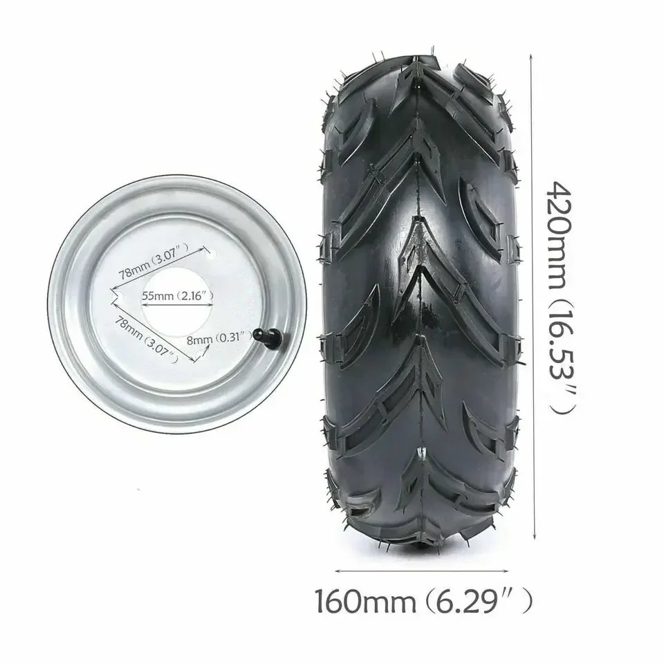 16X8-7 wheels