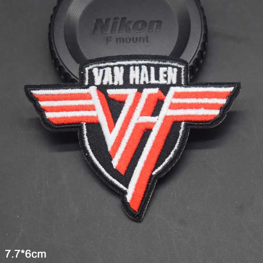 Wings Iron On Band Clothes Rock Music Patches For Boy Cap School bag Clothing Stickers Garment Wholesale