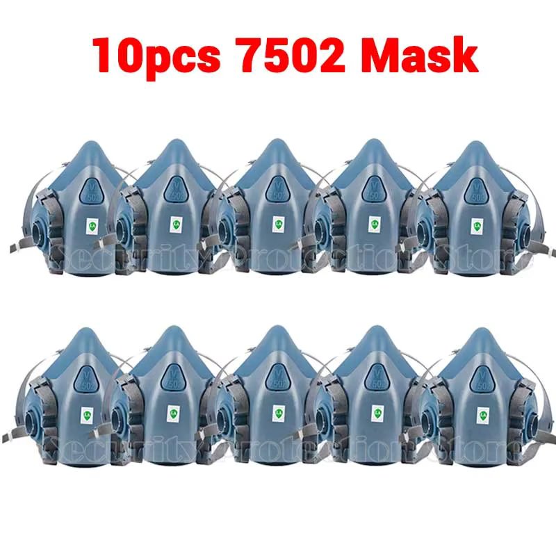 10pcs 7502 Gas Mask
