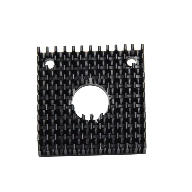 2PCS For Nema17 42 stepper motor MK7 MK8 All metal Heat Sink 3D Printers Parts 40mm*40mm*11mm Black Heatsink 40x40x11mm