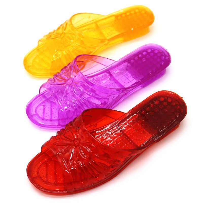 Funny and Creative Classic Crystal Slippers for Home Comfort and Anti Slip Women's Shoes Summer Leisure Fashion Indoor Bathroom