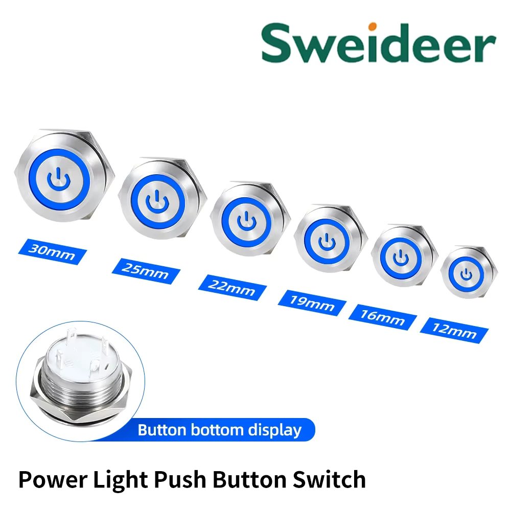 Blue Power Light