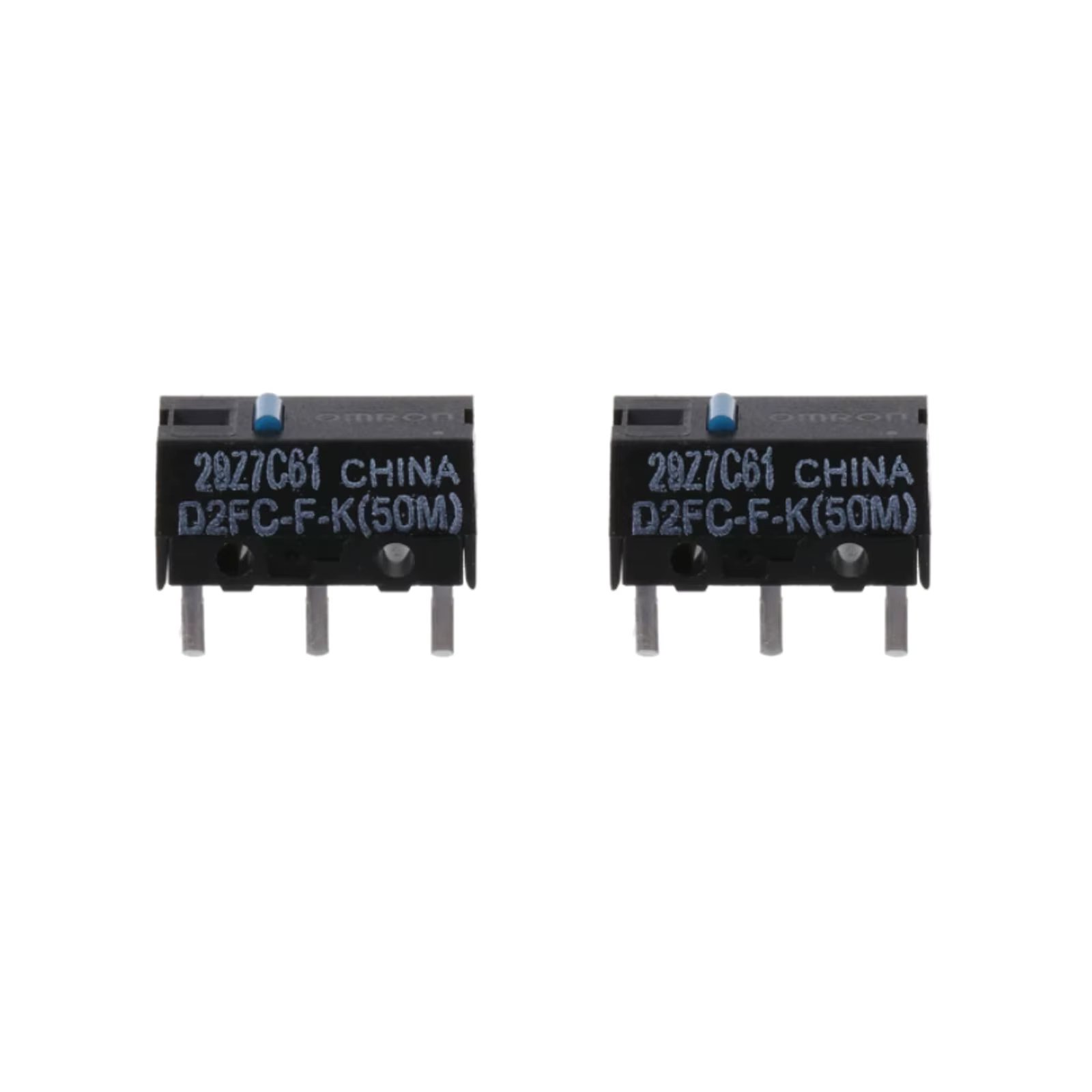 Original OMRN Mouse Micro Switch D2FC-F-K (50m) Blue Dot Compatible with For Logitech Razer Mouse-Replacement Parts D2FC-F-7N20M