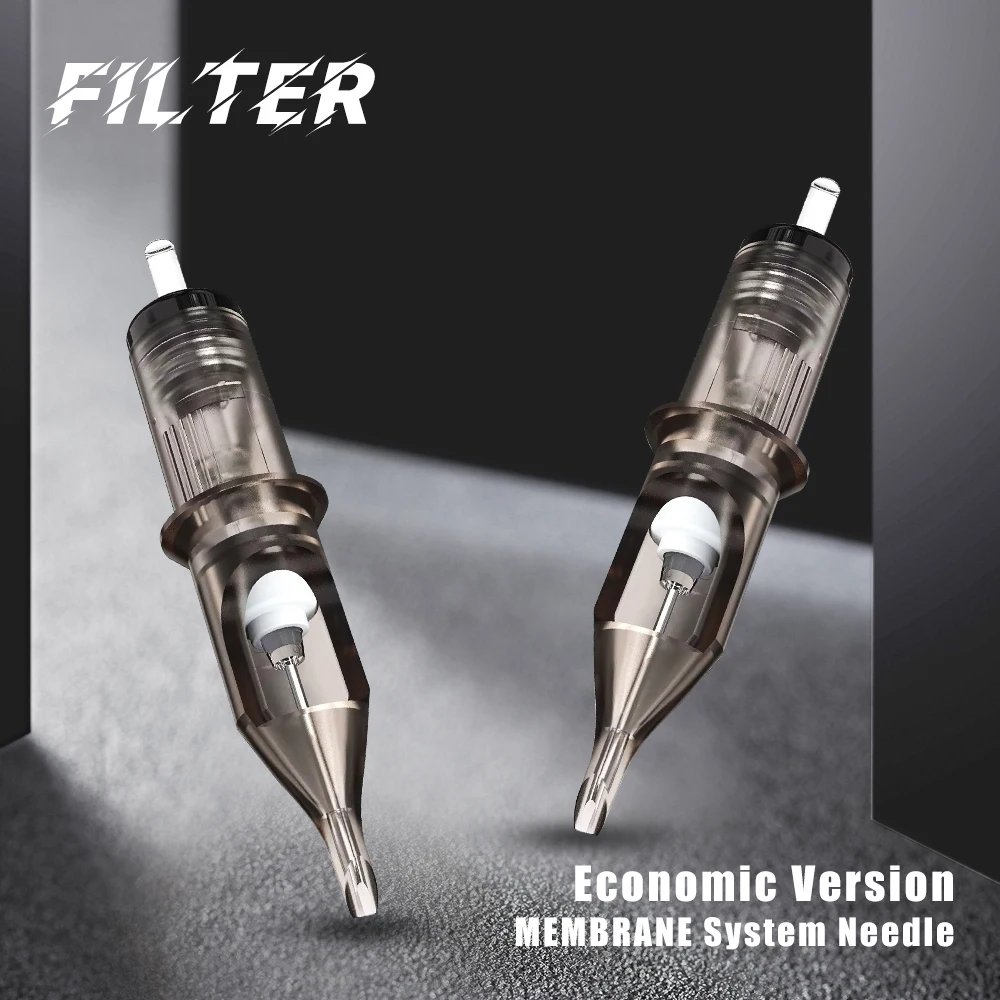 EZ Filter Cartridge Tattoo Needles Round Liner #10 0.30mm Membrane System Needles for Cartridge Machine Grip 10pcs/lot