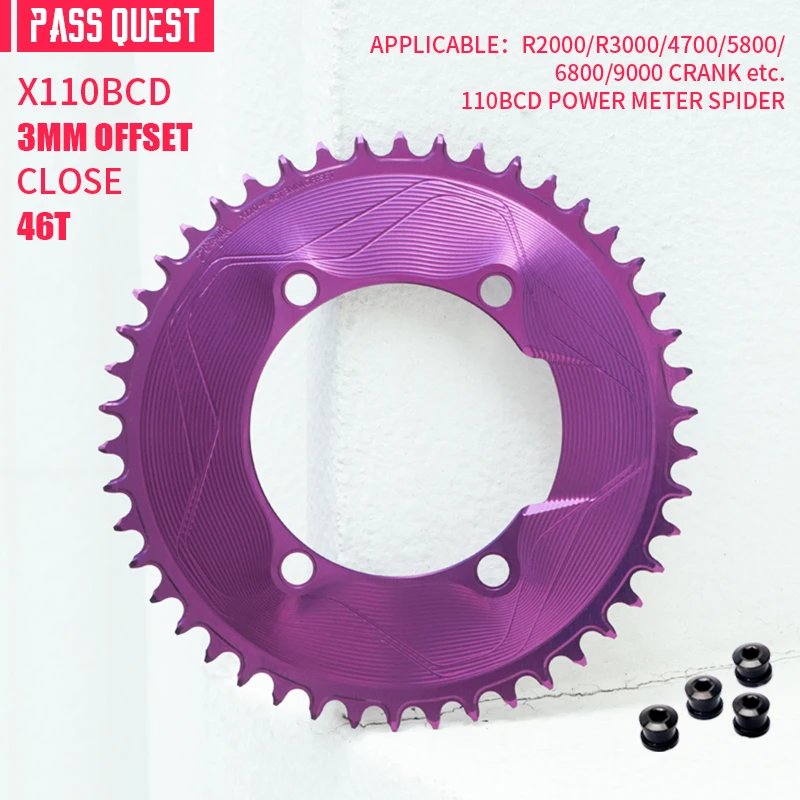 Purple 3mm 46T