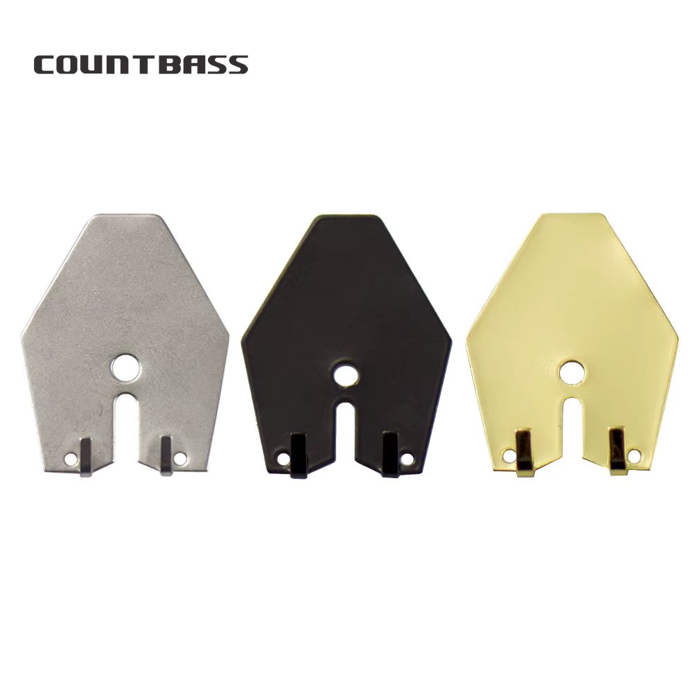 Countbass 20pcs Switch Blades Chatter Blades Stainless Steel Shakee Jig Dancer Blades Fishing Lures Components