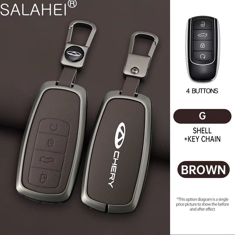 F-brown keychain