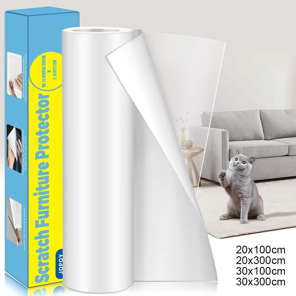Cat Scratch Deterrent Tape Furniture Protectors For Cats Transparent Self-Adhesive Pet Training Tape For Furniture 45x300cm