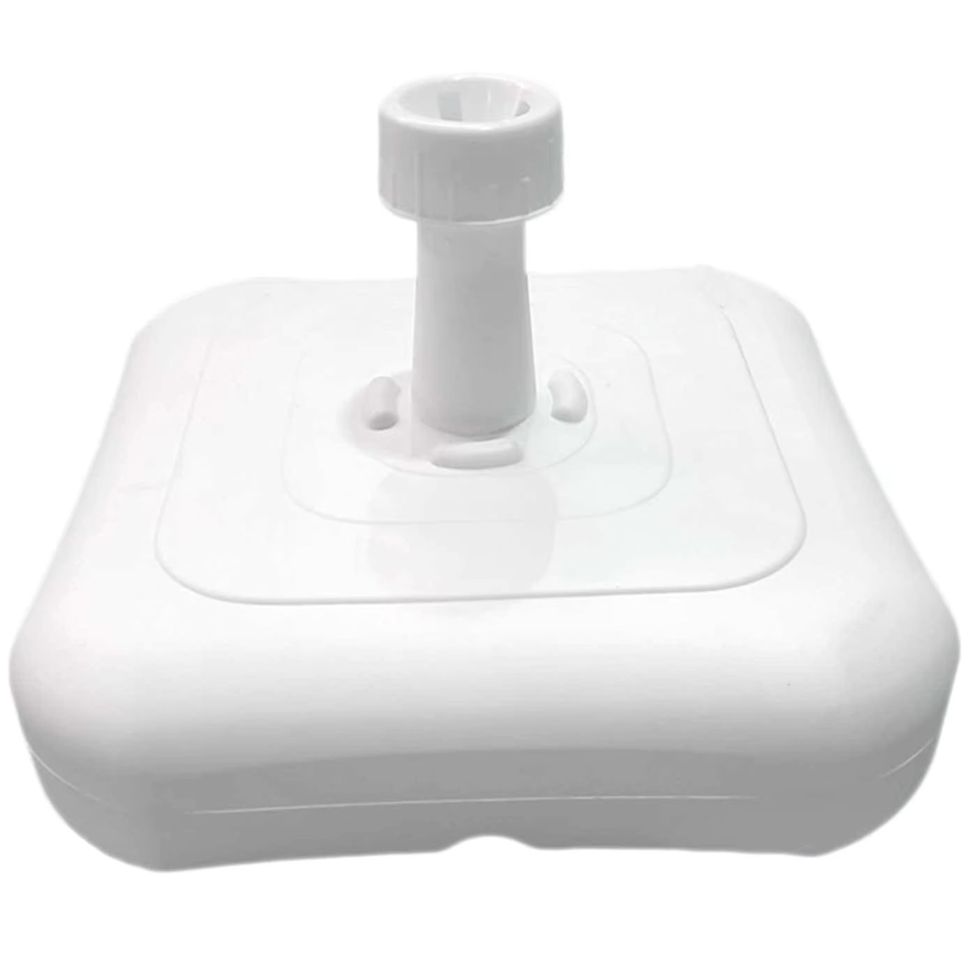 36x36x10 cm white plastic refillable umbrella Base