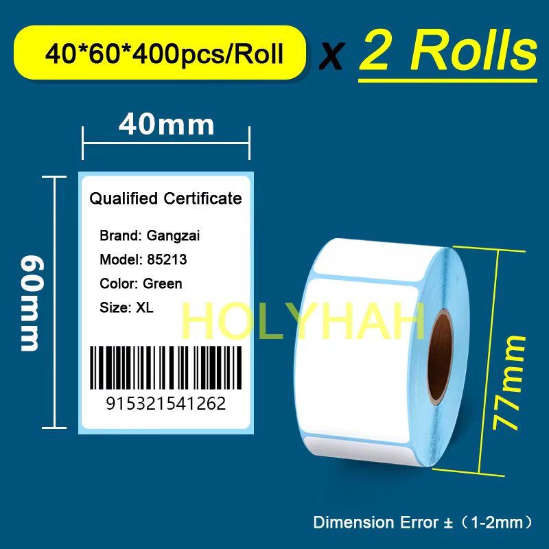 40X60 400Pcs 2Roll