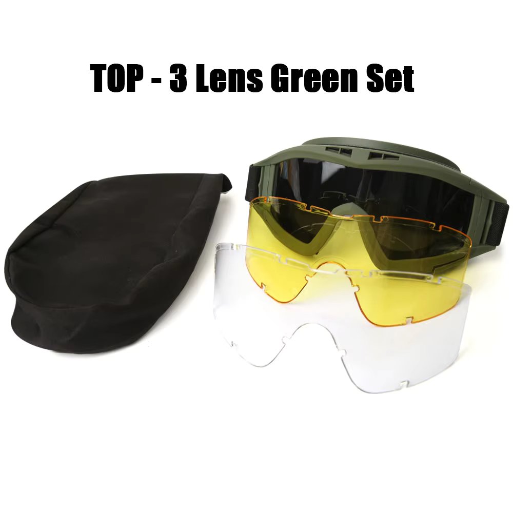3 Lens Green