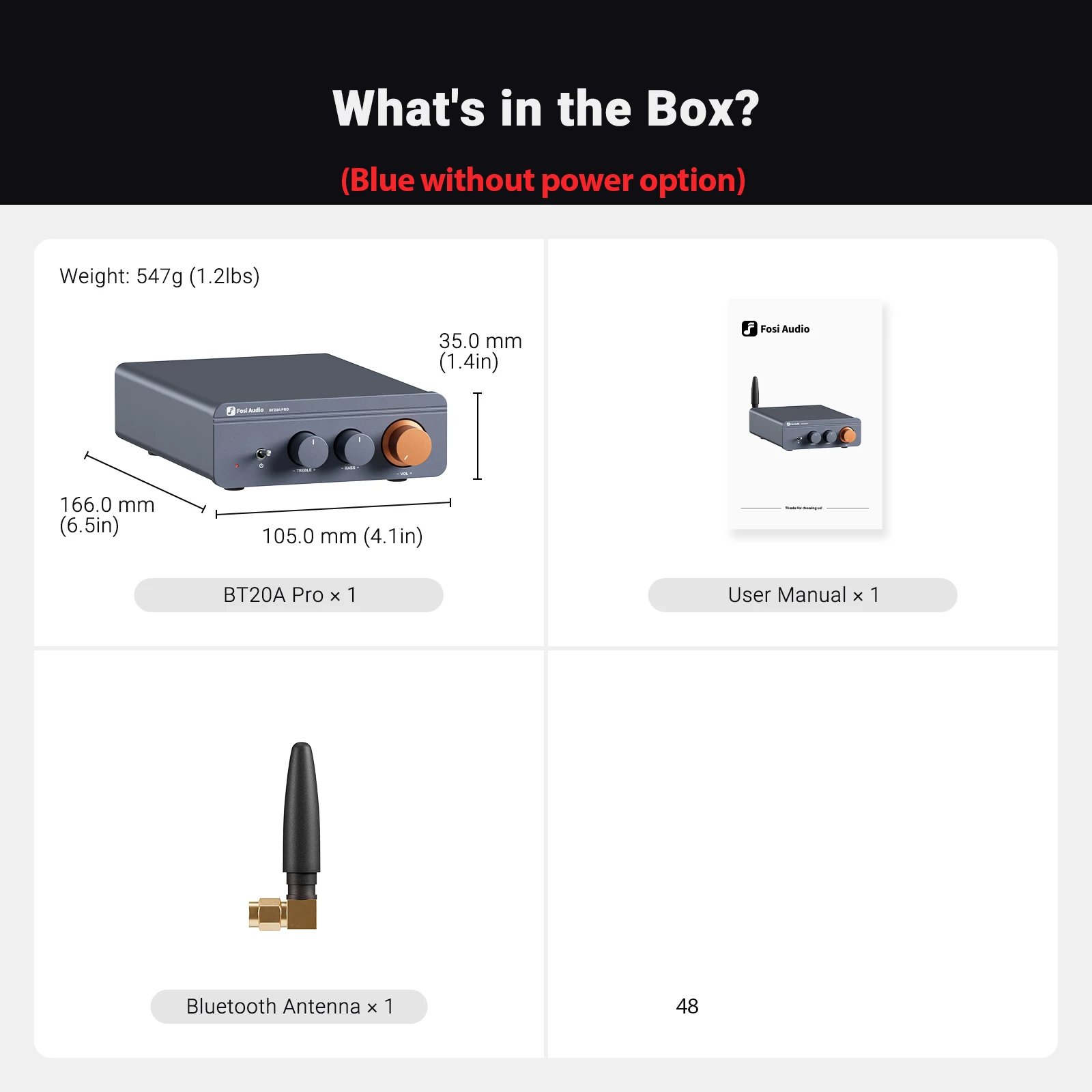 Blue no power supply