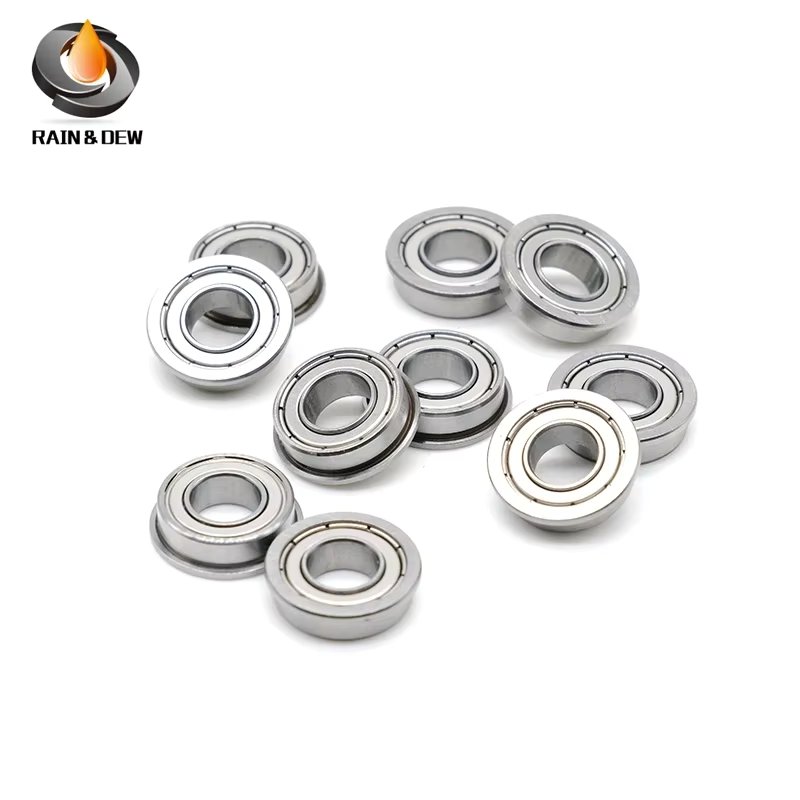 10Pcs 8X16X5mm Flange Ball  Bearing  F688ZZ ABEC-7 f688