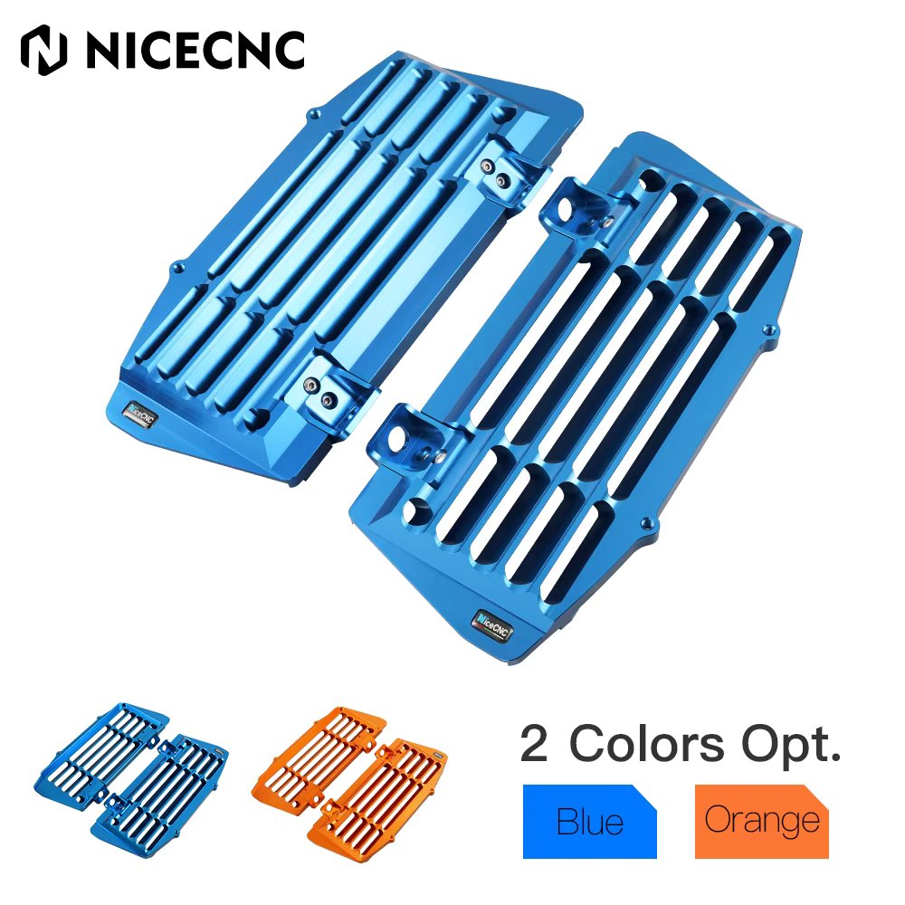 Motorcycle Engine Oil Cooler Radiator Guard Cover For Husqvarna 125 150 200 250 300 350 400 450 501 TC TX TE FC FX FE 2017-2023