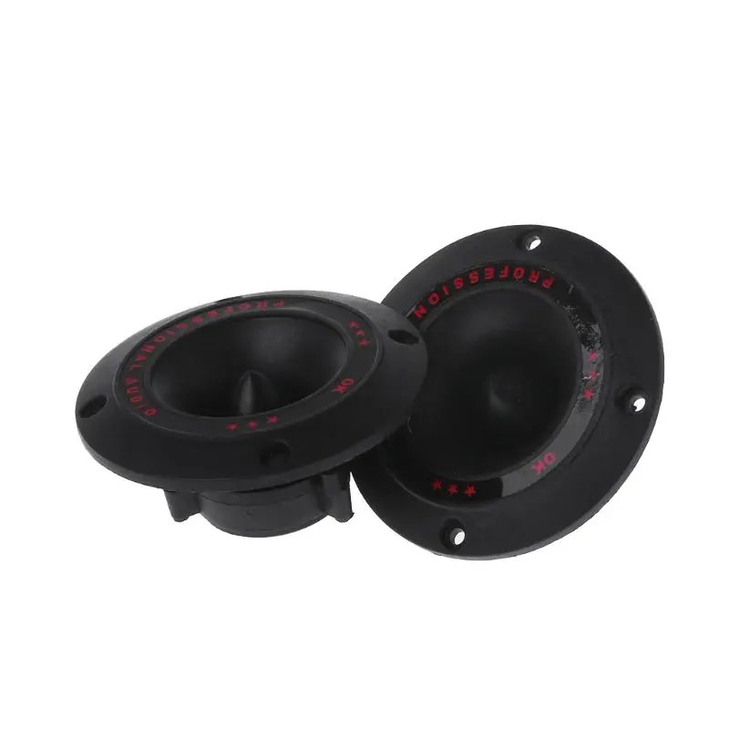 2 Pieces Speaker Horn Bullet Tweeter Speakers PA/DJ Tweeters 82mm Hole Diameter DIY Audio Accessories Spare Parts