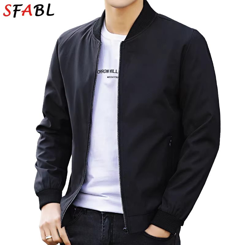 Newest Spring Jacket Men Casual Jacket Zipper Pocket Bomber Jacket Men's Jackets Slim Fit Luxury Baseball Coats L-3XL Outerwear