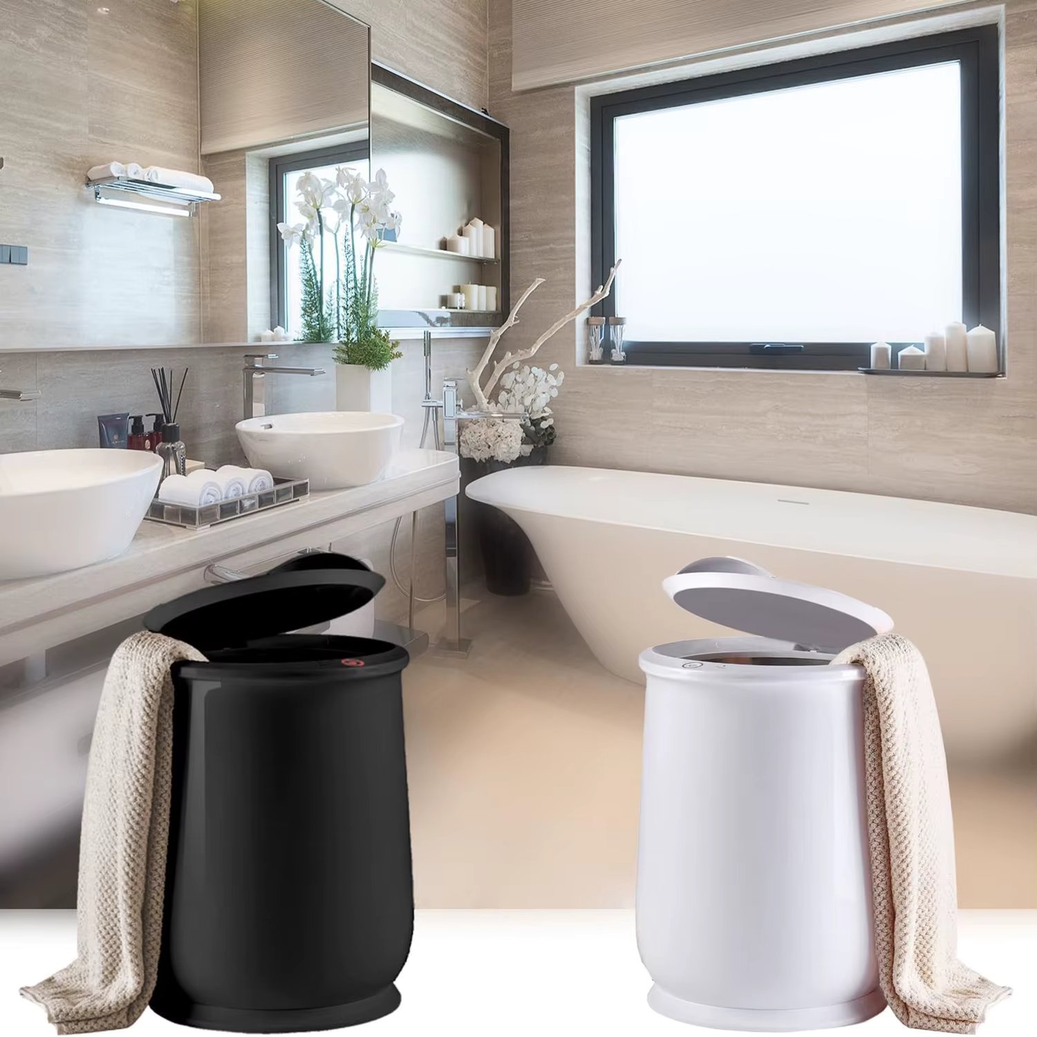 Large Towel Warmer, Gifts for Her,Him, Towel Warmers for Bathroom,Hot Towel Warmer Bucket,Heat Towels in 10 Minutes, Blanket War